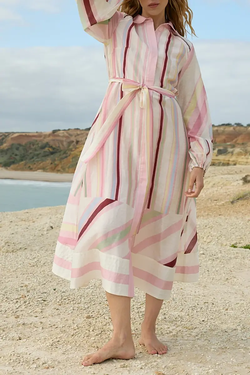 ASTON STUDIO Saskia Midi Wrap Dress | Thumbnail 6