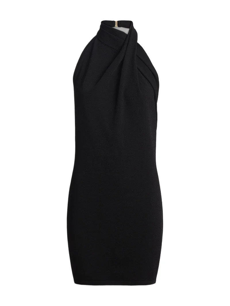 Balmain Flowing jersey open-back dress