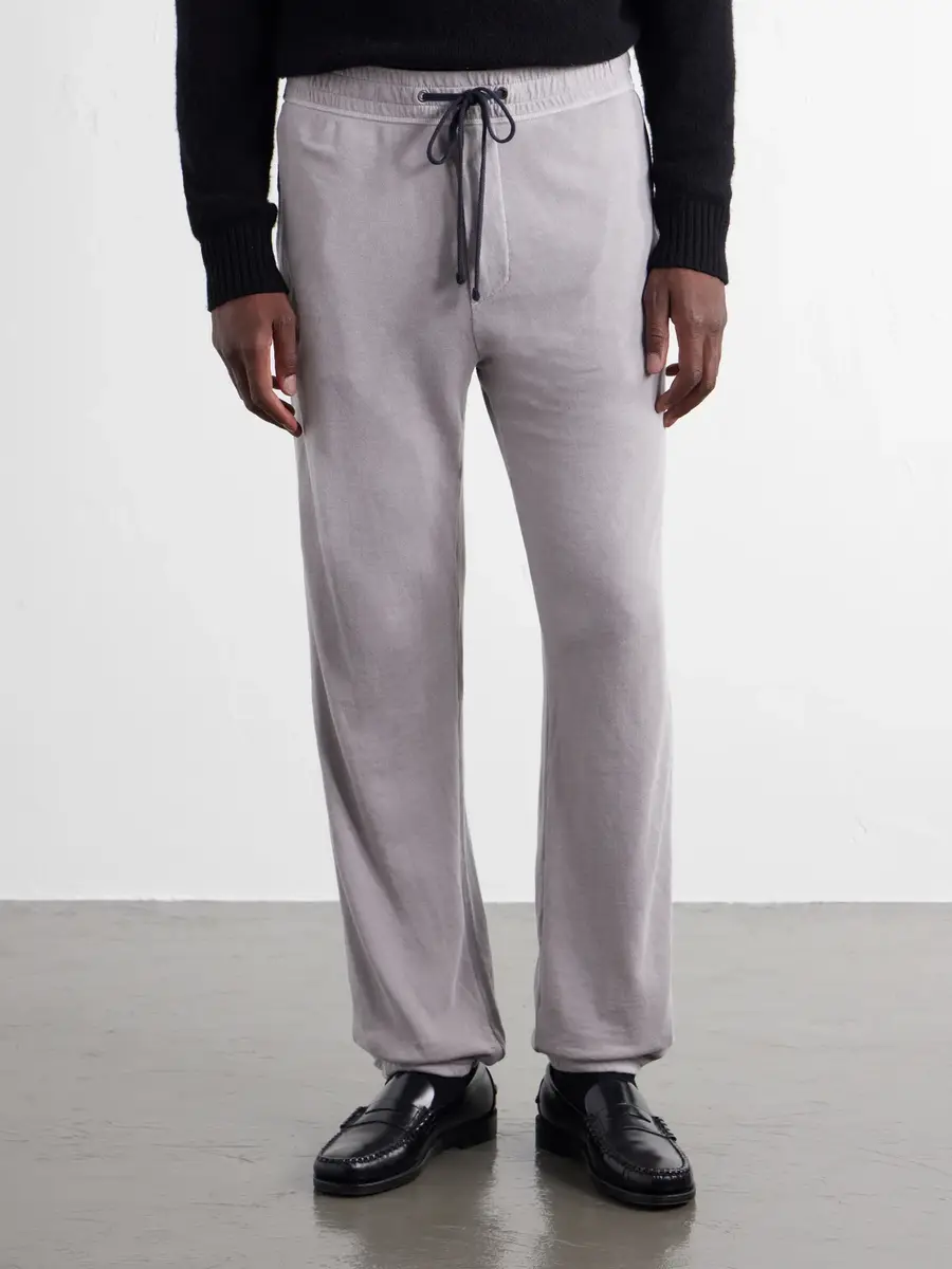 James Perse Straight-Leg Supima Cotton-Jersey Sweatpants - Men | Thumbnail 3