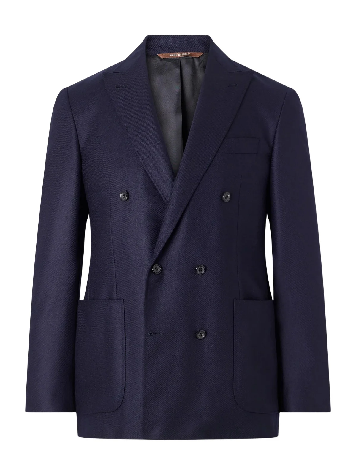 Kei Double-Breasted Wool and Silk-Blend Blazer - Men Kei Double-Breasted Wool and Silk-Blend Blazer - Men