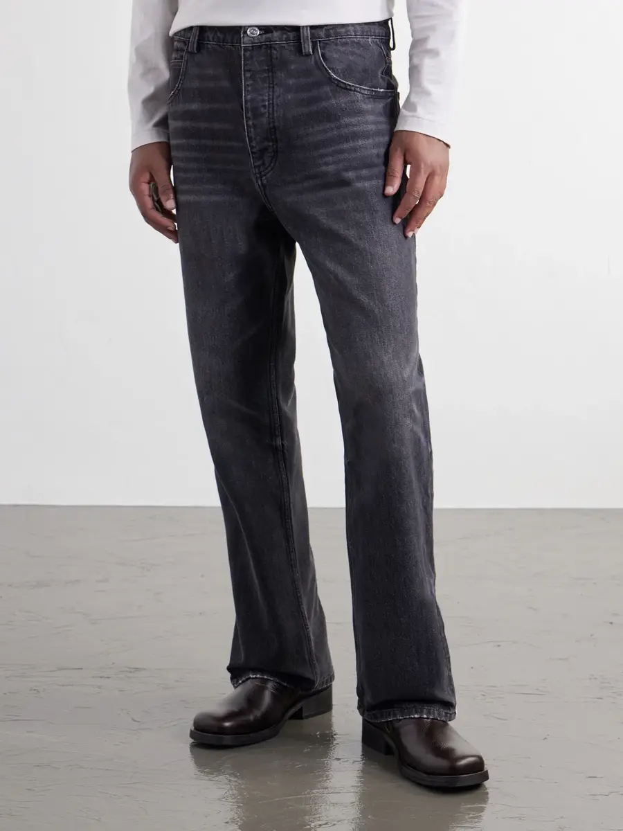 Nahmias Straight-Leg Cotton-Blend Jeans - Men | Thumbnail 3 Nahmias Straight-Leg Cotton-Blend Jeans - Men | Thumbnail 3