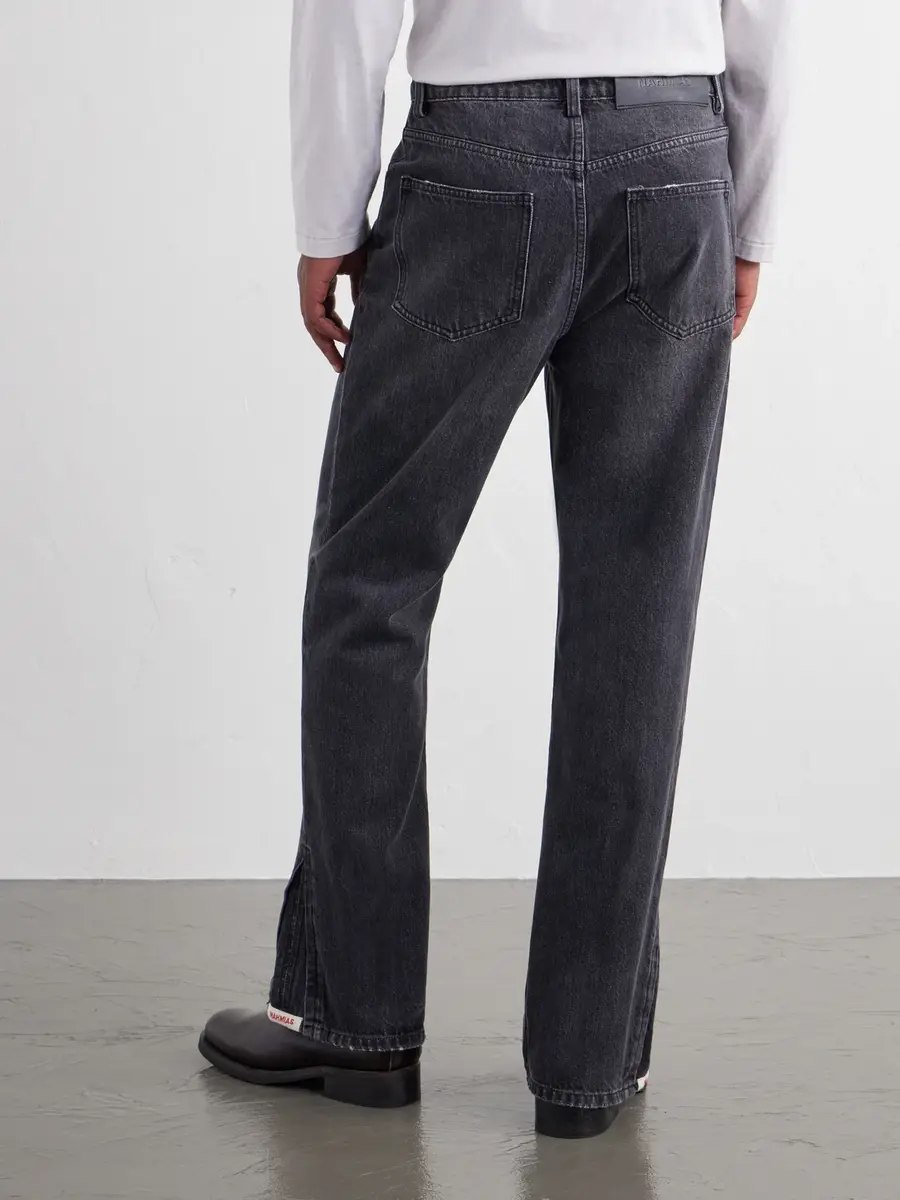 Nahmias Straight-Leg Cotton-Blend Jeans - Men | Thumbnail 4 Nahmias Straight-Leg Cotton-Blend Jeans - Men | Thumbnail 4