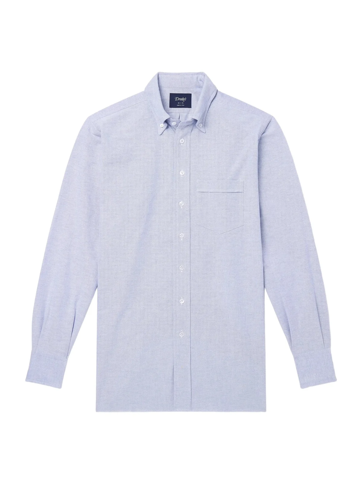 Drake's Button-Down Collar Cotton Oxford Shirt - Men