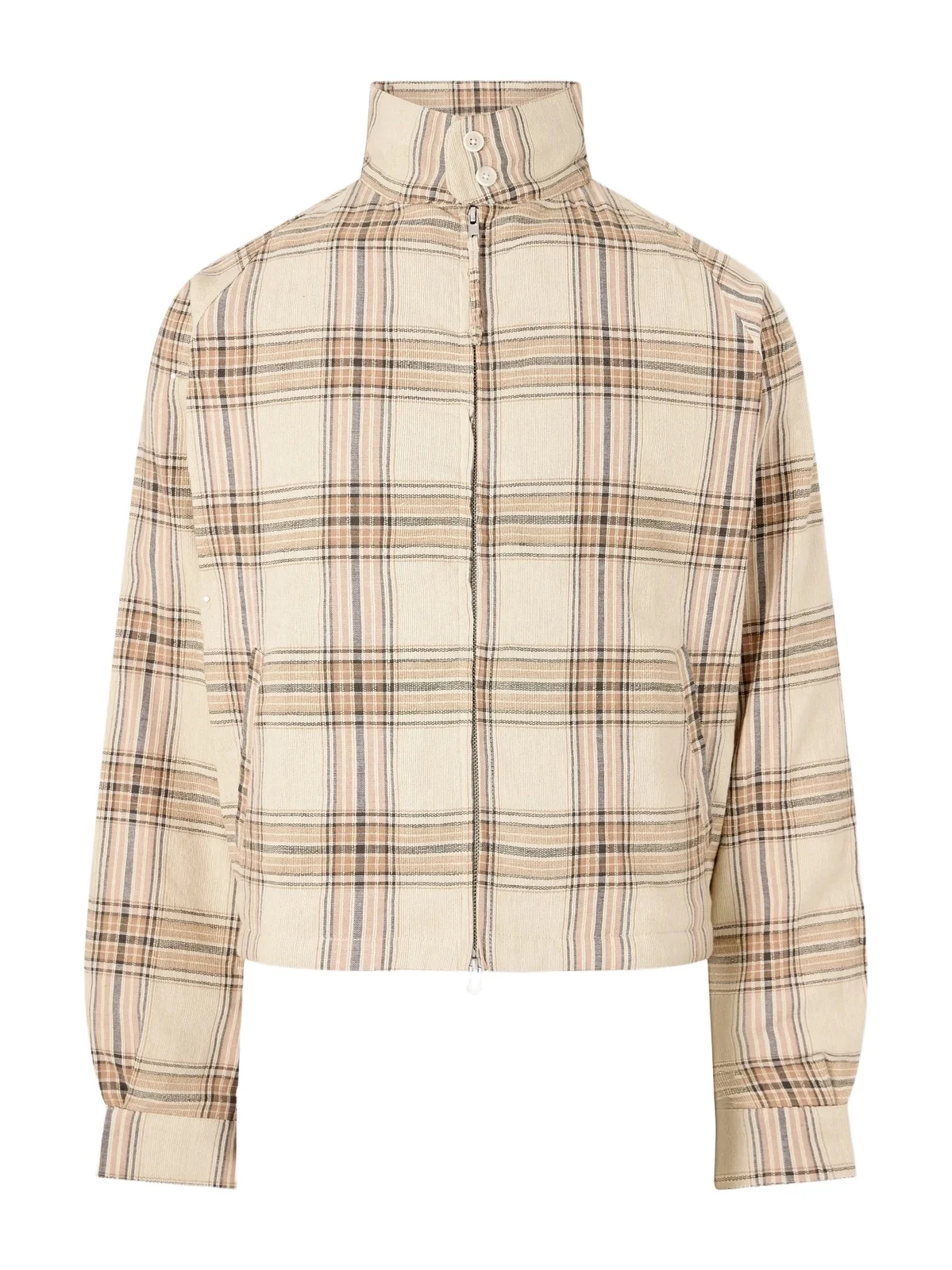 Kardo Stanley Embroidered Checked Cotton Bomber Jacket - Men