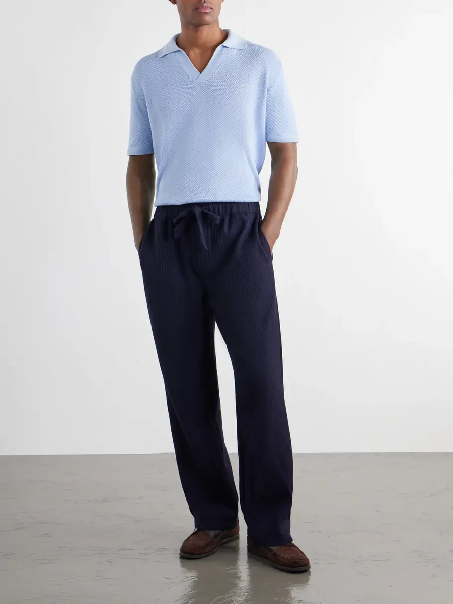 Frescobol Carioca Rino Cotton Polo Shirt - Men | Thumbnail 2 Frescobol Carioca Rino Cotton Polo Shirt - Men | Thumbnail 2