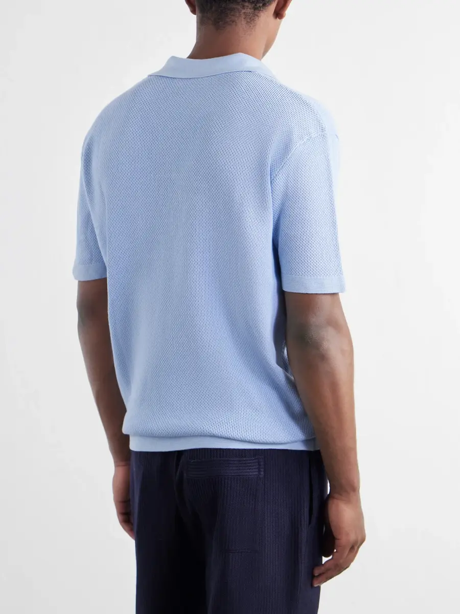 Frescobol Carioca Rino Cotton Polo Shirt - Men | Thumbnail 4 Frescobol Carioca Rino Cotton Polo Shirt - Men | Thumbnail 4