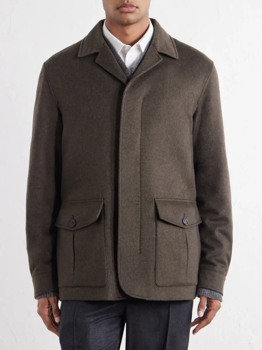 Zegna Oasi Herringbone Cashmere Coat - Men | Thumbnail 3 Zegna Oasi Herringbone Cashmere Coat - Men | Thumbnail 3