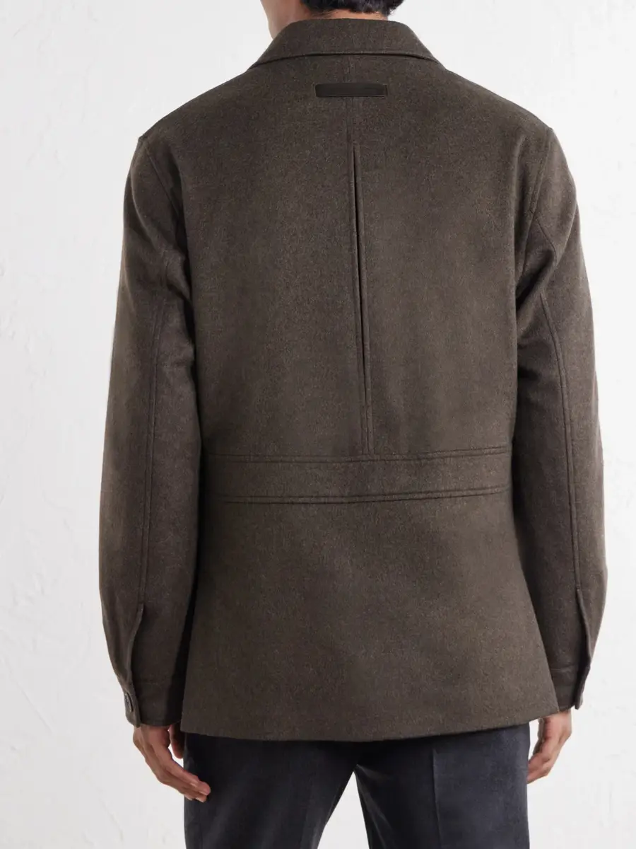 Zegna Oasi Herringbone Cashmere Coat - Men | Thumbnail 4 Zegna Oasi Herringbone Cashmere Coat - Men | Thumbnail 4