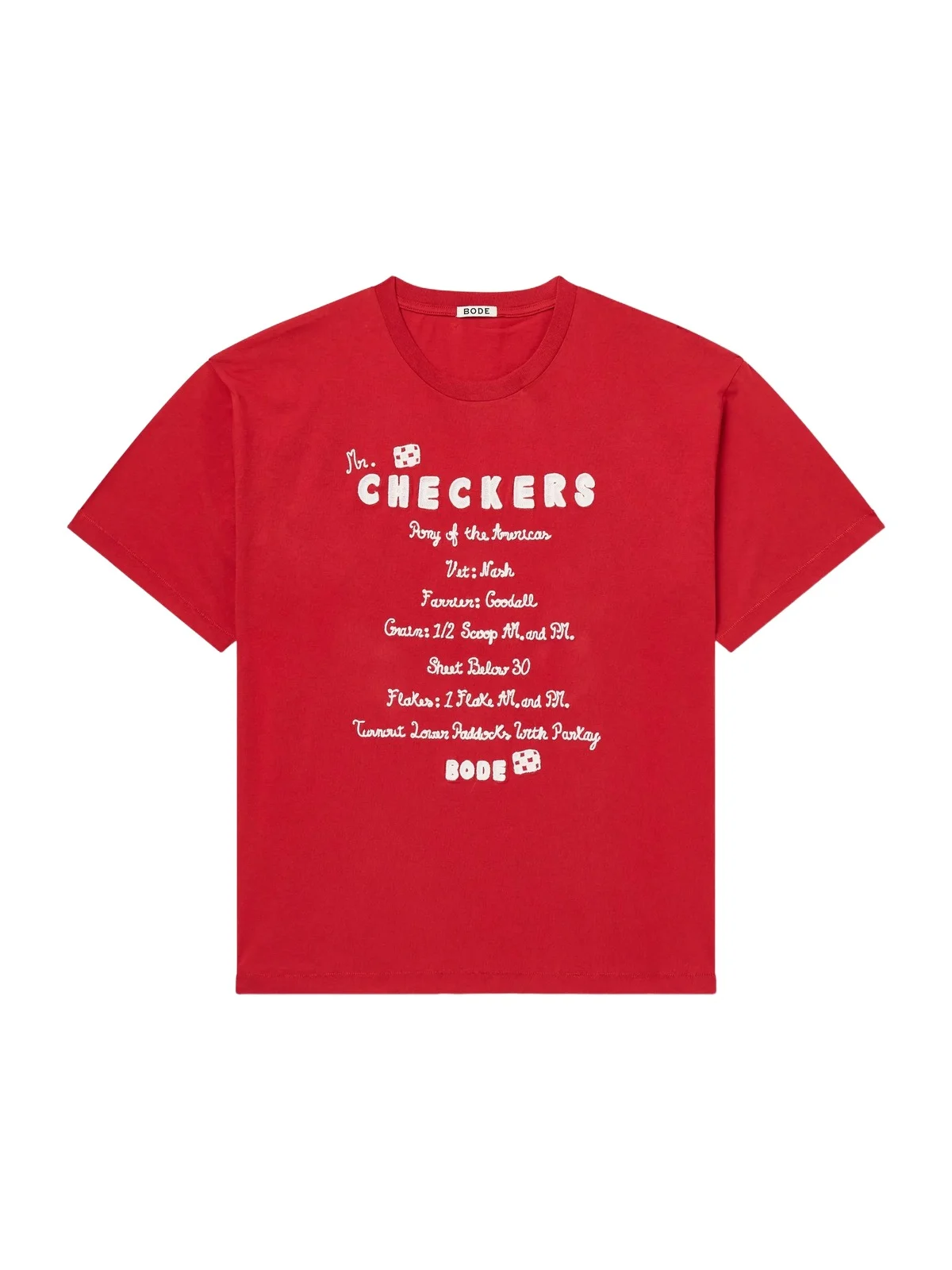 BODE Embroidered Cotton-Jersey T-Shirt - Men