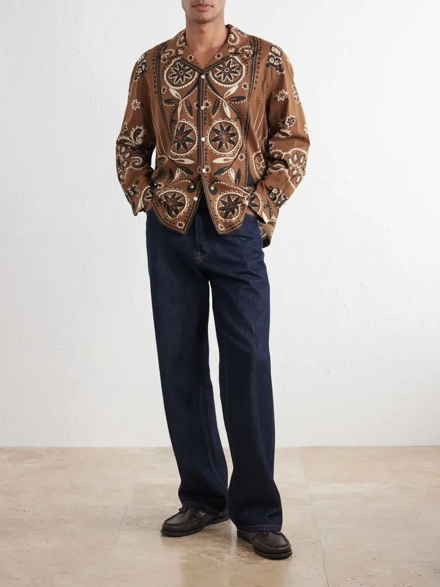 BODE Bandana Printed Cotton Shirt - Men | Thumbnail 2 BODE Bandana Printed Cotton Shirt - Men | Thumbnail 2