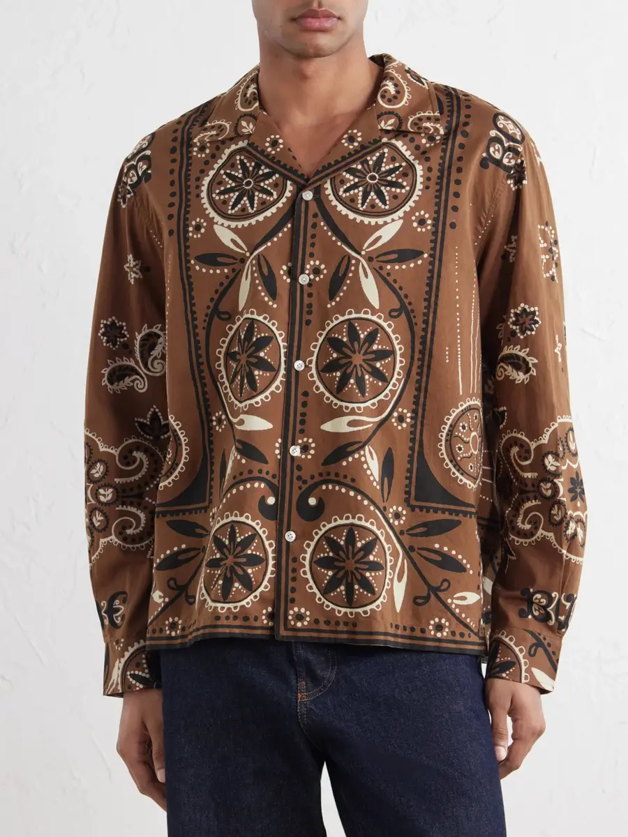 BODE Bandana Printed Cotton Shirt - Men | Thumbnail 3 BODE Bandana Printed Cotton Shirt - Men | Thumbnail 3