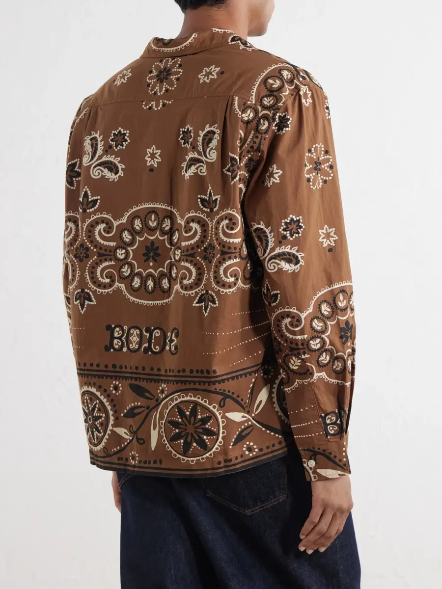 BODE Bandana Printed Cotton Shirt - Men | Thumbnail 4 BODE Bandana Printed Cotton Shirt - Men | Thumbnail 4