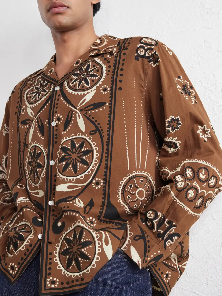 BODE Bandana Printed Cotton Shirt - Men | Thumbnail 5 BODE Bandana Printed Cotton Shirt - Men | Thumbnail 5