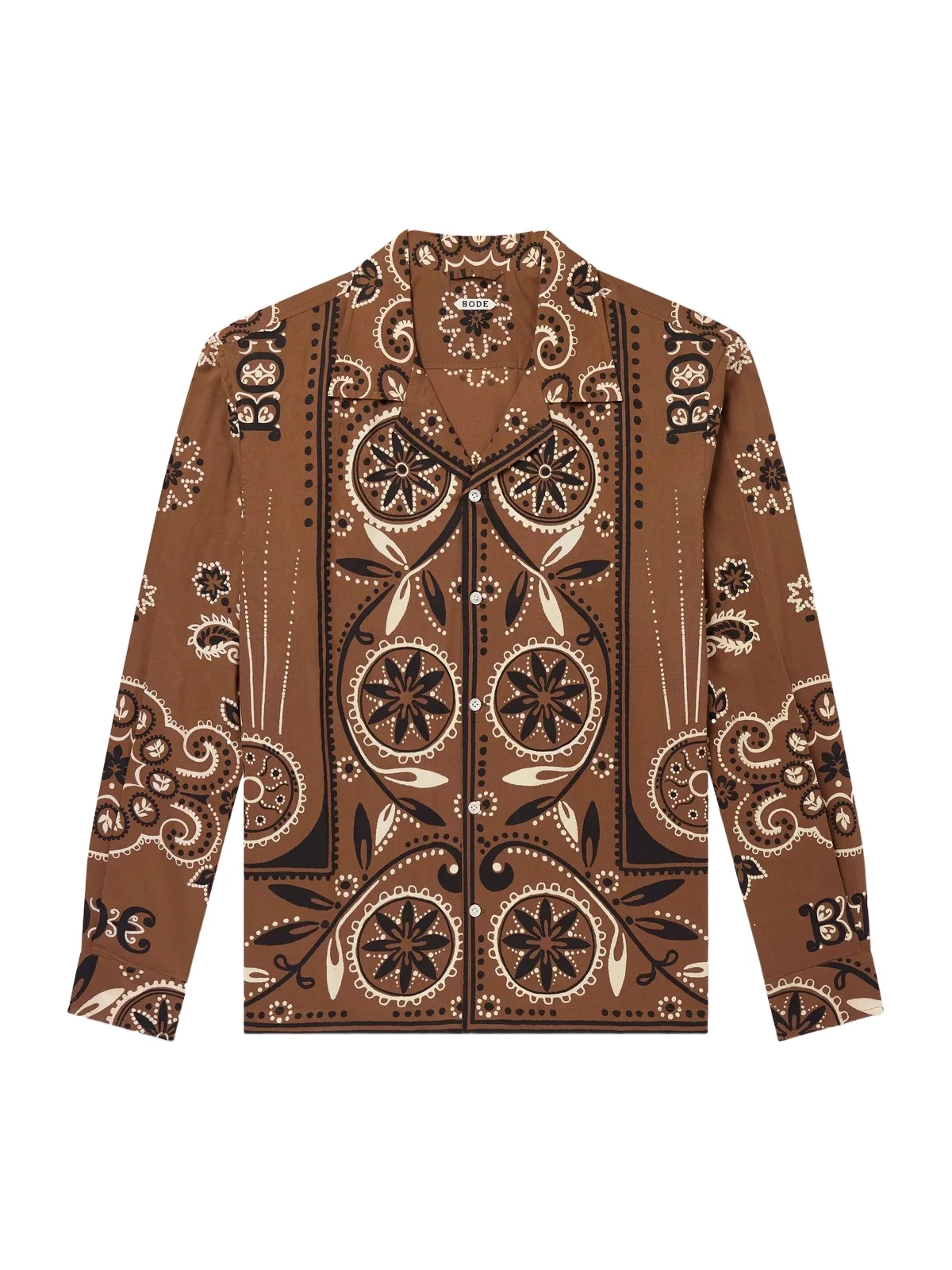 Bandana Printed Cotton Shirt - Men Bandana Printed Cotton Shirt - Men