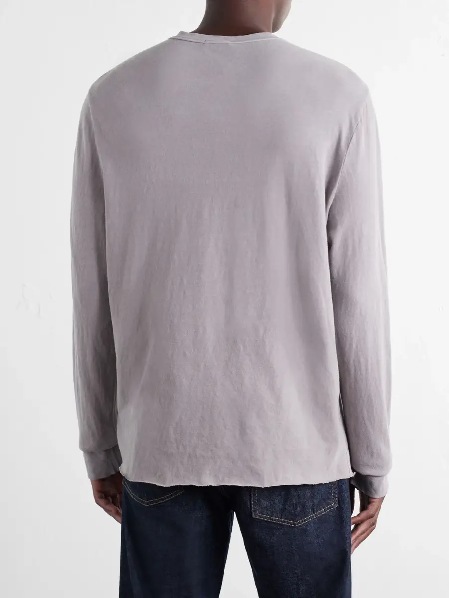 James Perse Cotton-Jersey Henley T-Shirt - Men | Thumbnail 4 James Perse Cotton-Jersey Henley T-Shirt - Men | Thumbnail 4