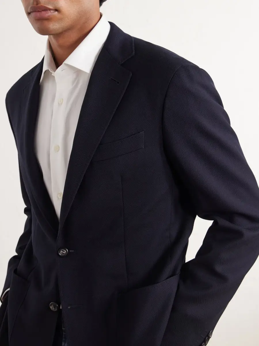 Canali Kei Wool-Blend Blazer - Men | Thumbnail 5 Canali Kei Wool-Blend Blazer - Men | Thumbnail 5