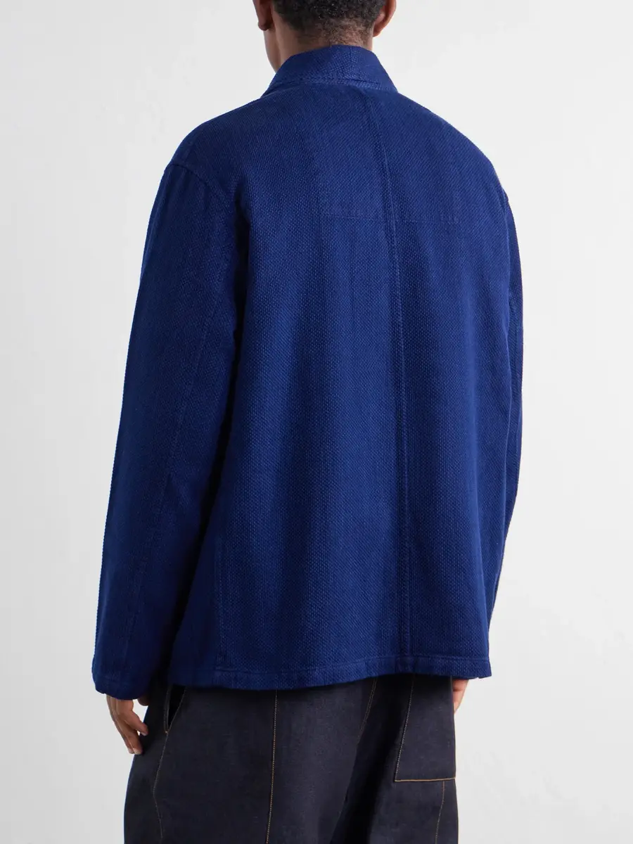 Blue Blue Japan Sashiko-Cotton Blazer - Men | Thumbnail 4 Blue Blue Japan Sashiko-Cotton Blazer - Men | Thumbnail 4