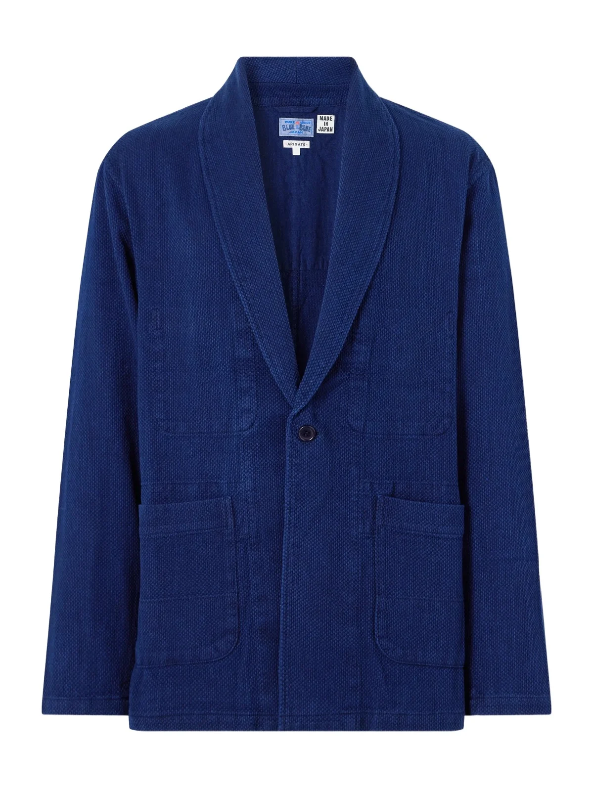 Sashiko-Cotton Blazer - Men Sashiko-Cotton Blazer - Men