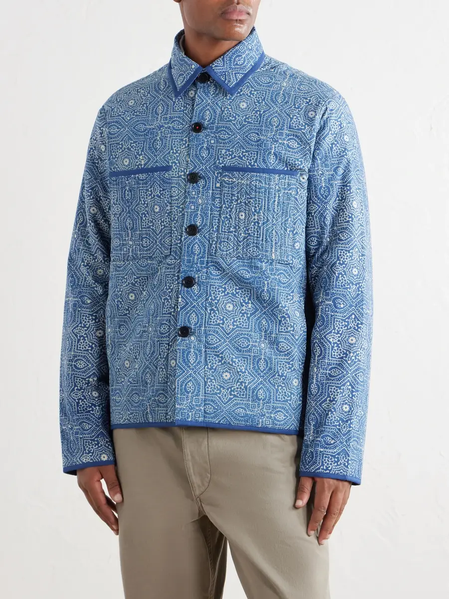 Kardo Wynton Printed Cotton Blouson Jacket - Men | Thumbnail 3 Kardo Wynton Printed Cotton Blouson Jacket - Men | Thumbnail 3