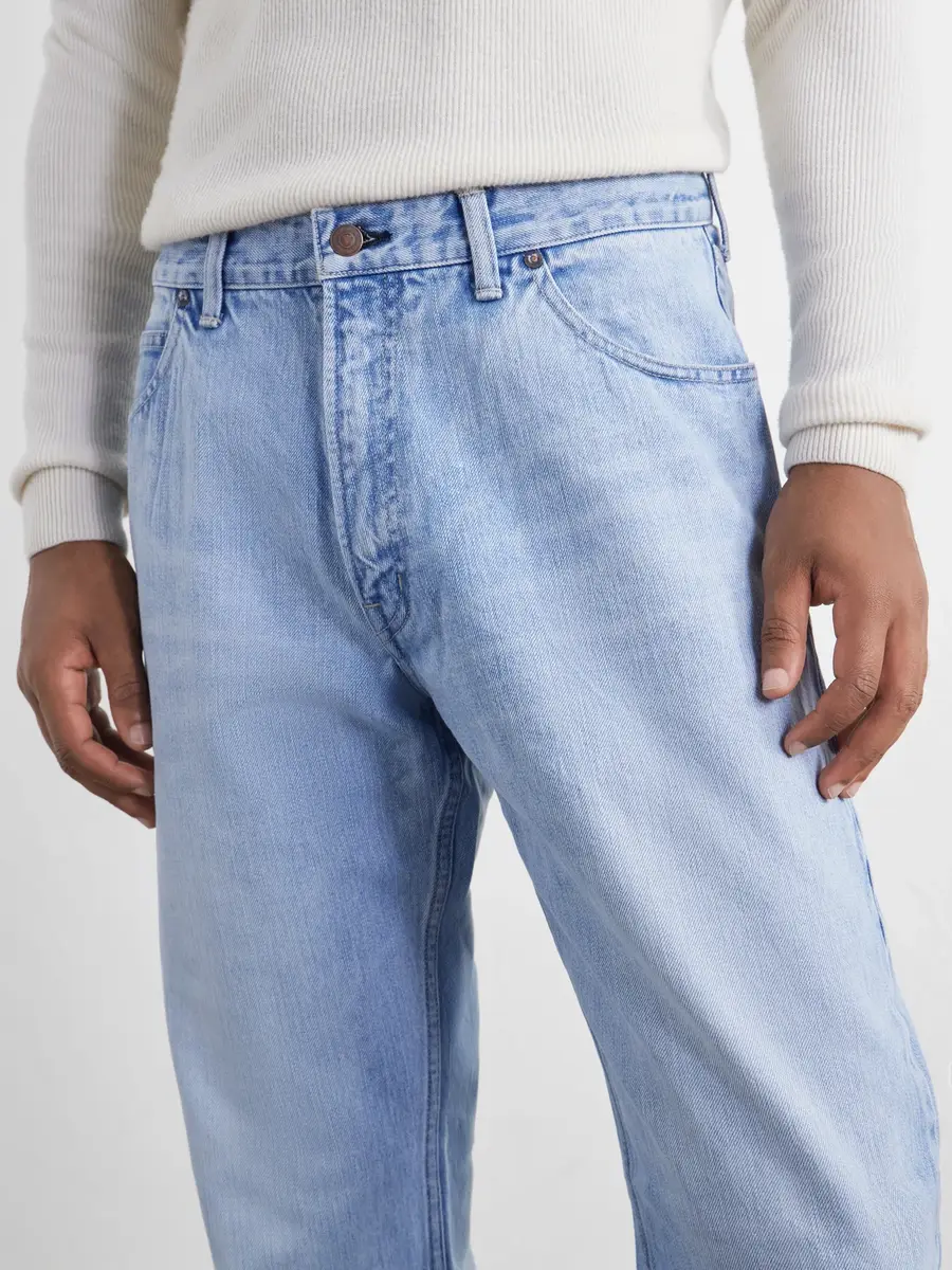 Blue Blue Japan Straight-Leg Jeans - Men | Thumbnail 5 Blue Blue Japan Straight-Leg Jeans - Men | Thumbnail 5