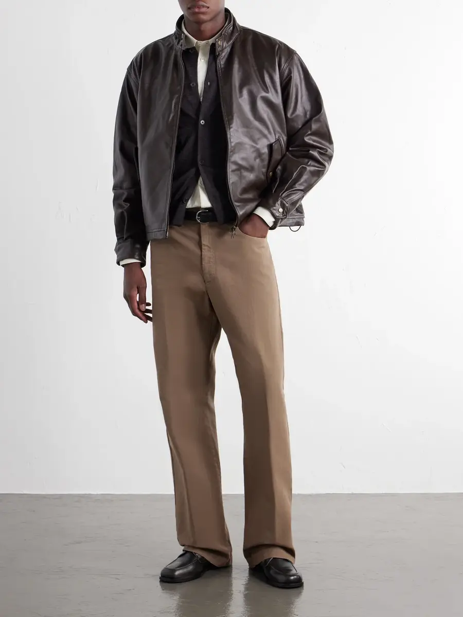 FrizmWORKS Waxed Leather Jacket - Men | Thumbnail 2 FrizmWORKS Waxed Leather Jacket - Men | Thumbnail 2