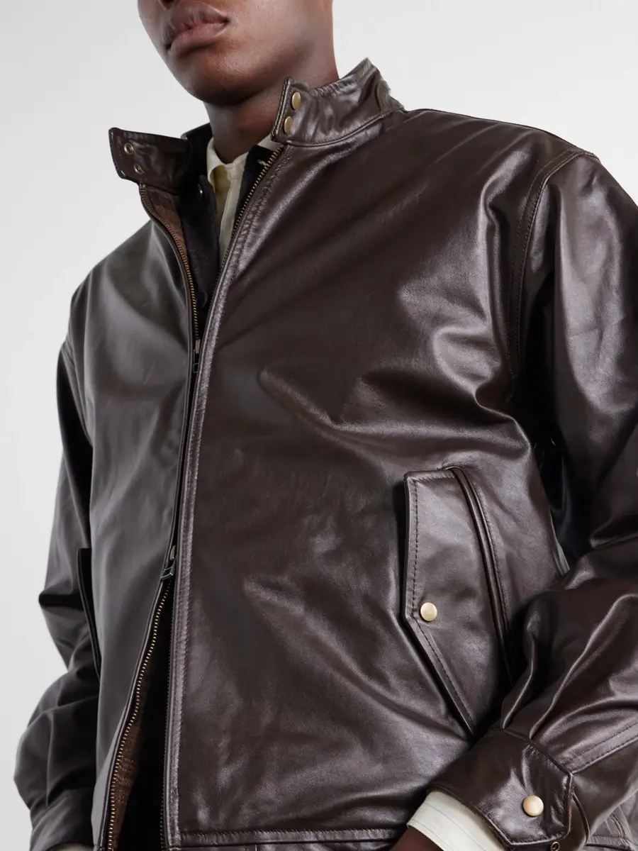 FrizmWORKS Waxed Leather Jacket - Men | Thumbnail 5 FrizmWORKS Waxed Leather Jacket - Men | Thumbnail 5