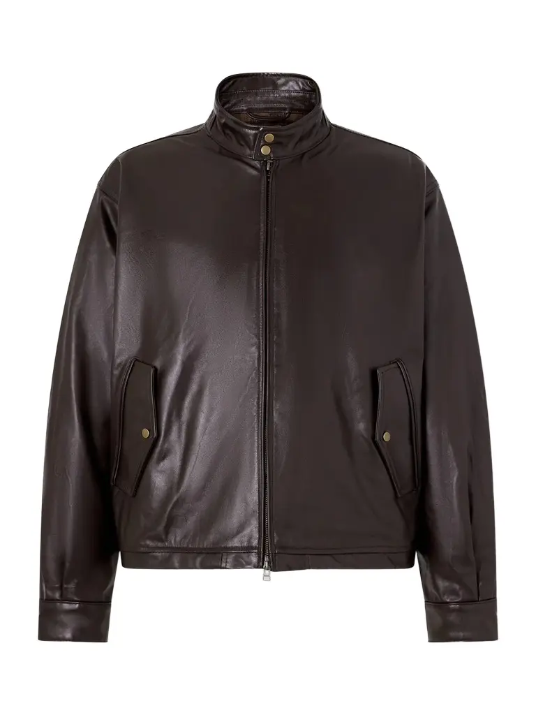 Waxed Leather Jacket - Men Waxed Leather Jacket - Men