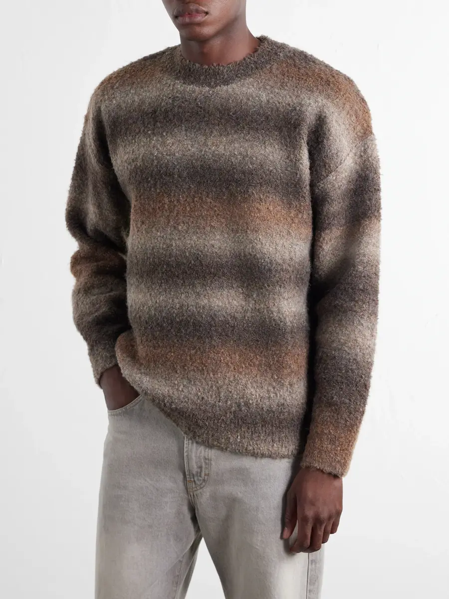 FrizmWORKS Striped Bouclé Sweater - Men | Thumbnail 3