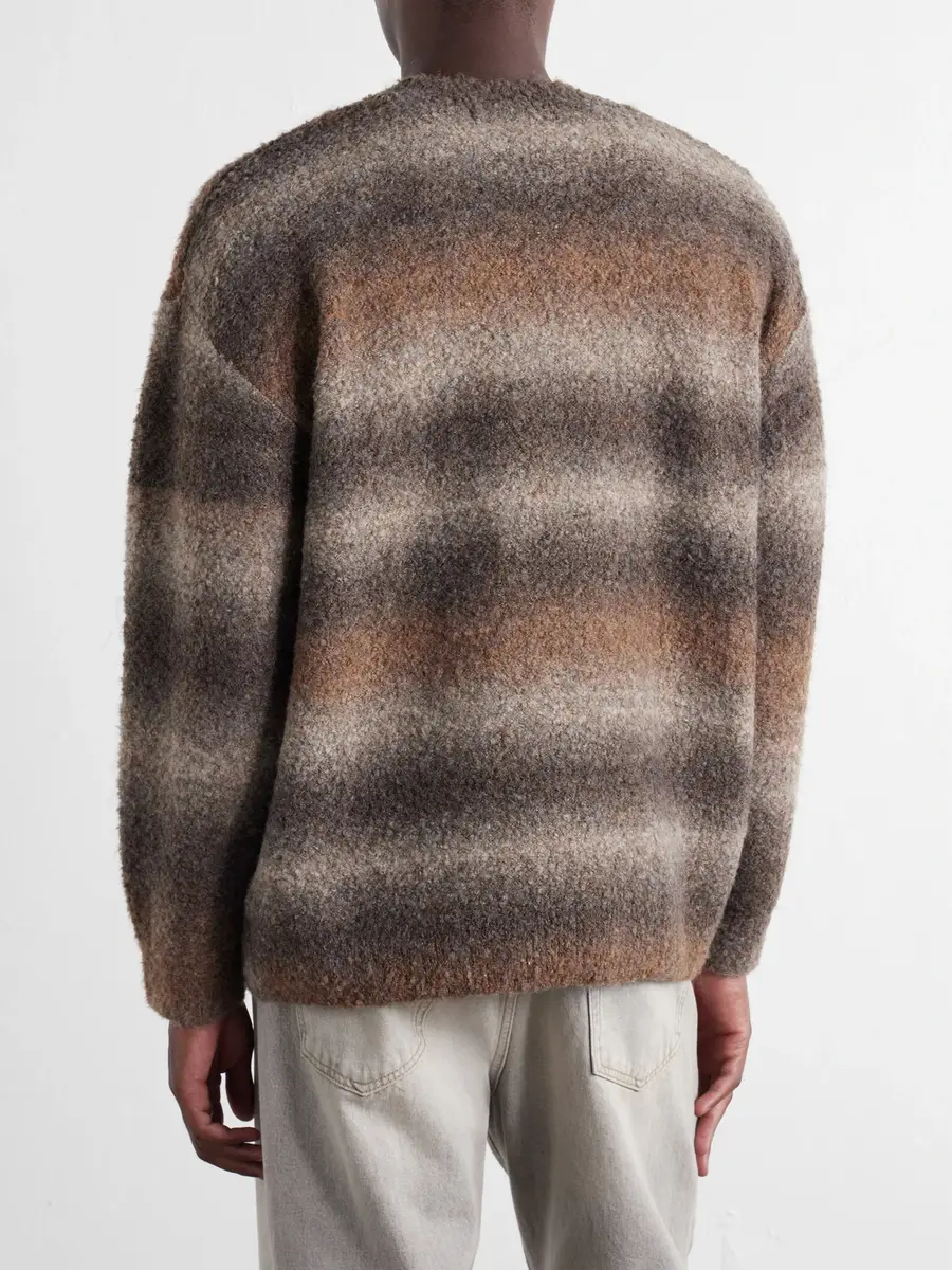 FrizmWORKS Striped Bouclé Sweater - Men | Thumbnail 4