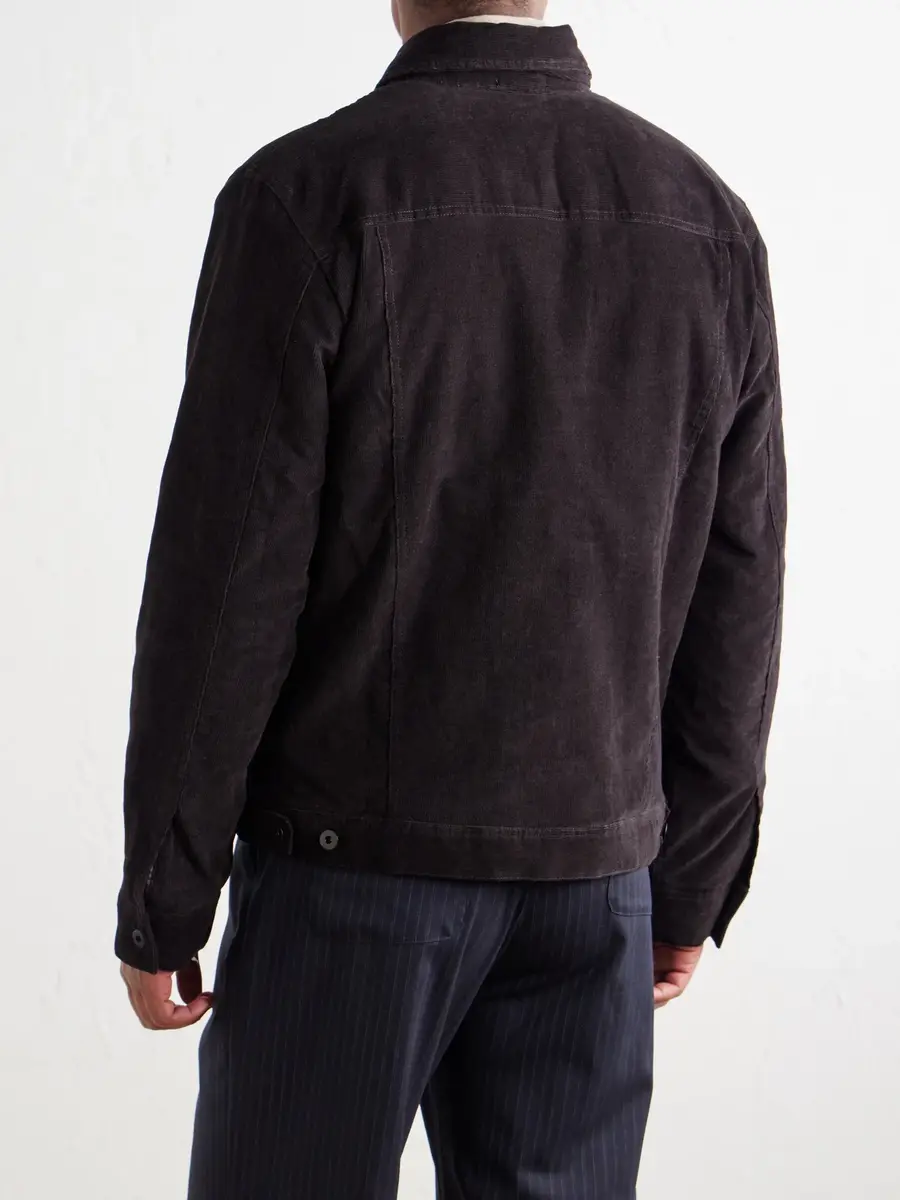 James Perse Stretch-Cotton Corduroy Blouson Jacket - Men | Thumbnail 4 James Perse Stretch-Cotton Corduroy Blouson Jacket - Men | Thumbnail 4