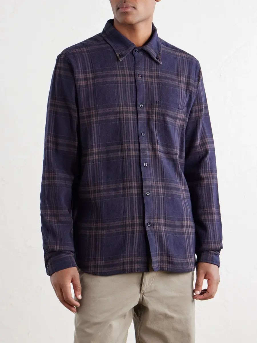 Kardo Ronald Checked Cotton Shirt - Men | Thumbnail 3