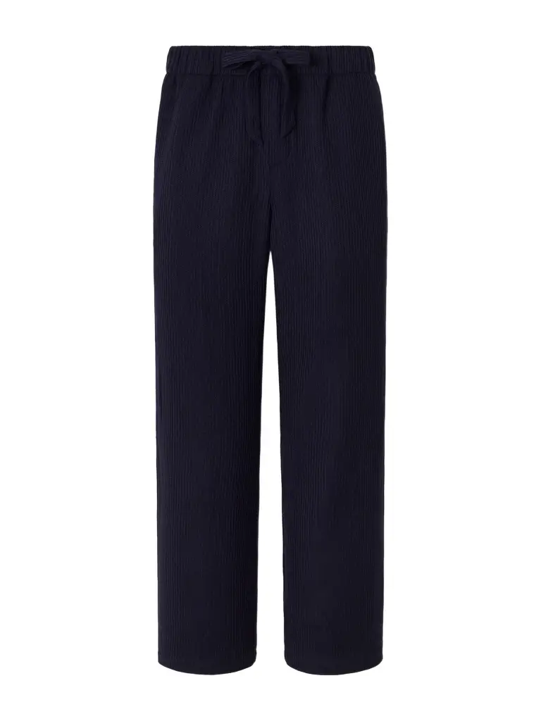 Frescobol Carioca Luan Straight-Leg Wool Drawstring Trousers - Men