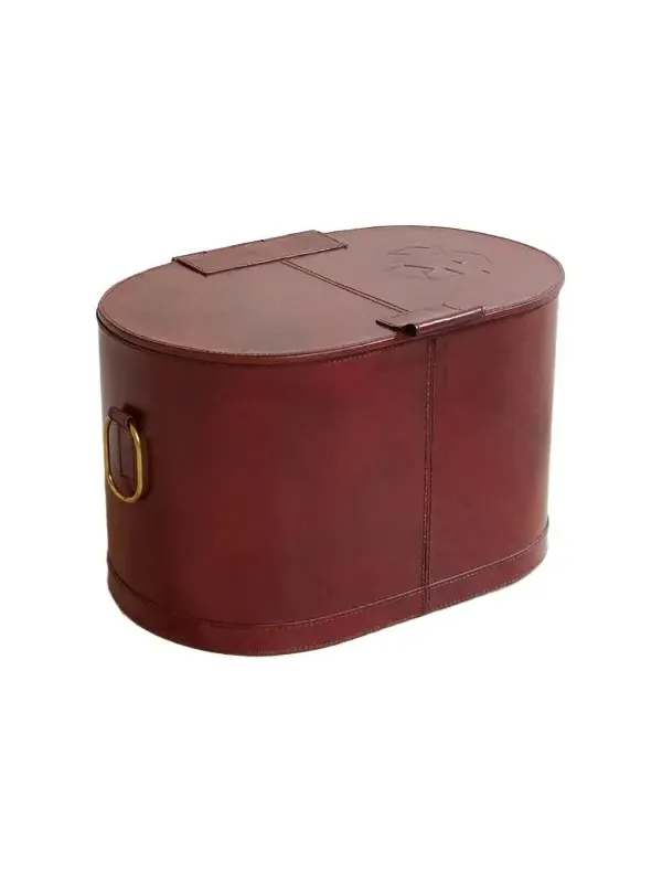 Soho Home Leather Recycling Bin - Men