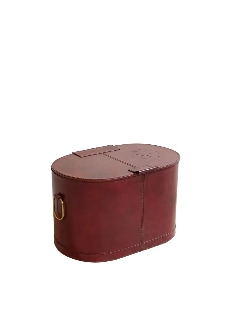 Soho Home Leather Recycling Bin - Men