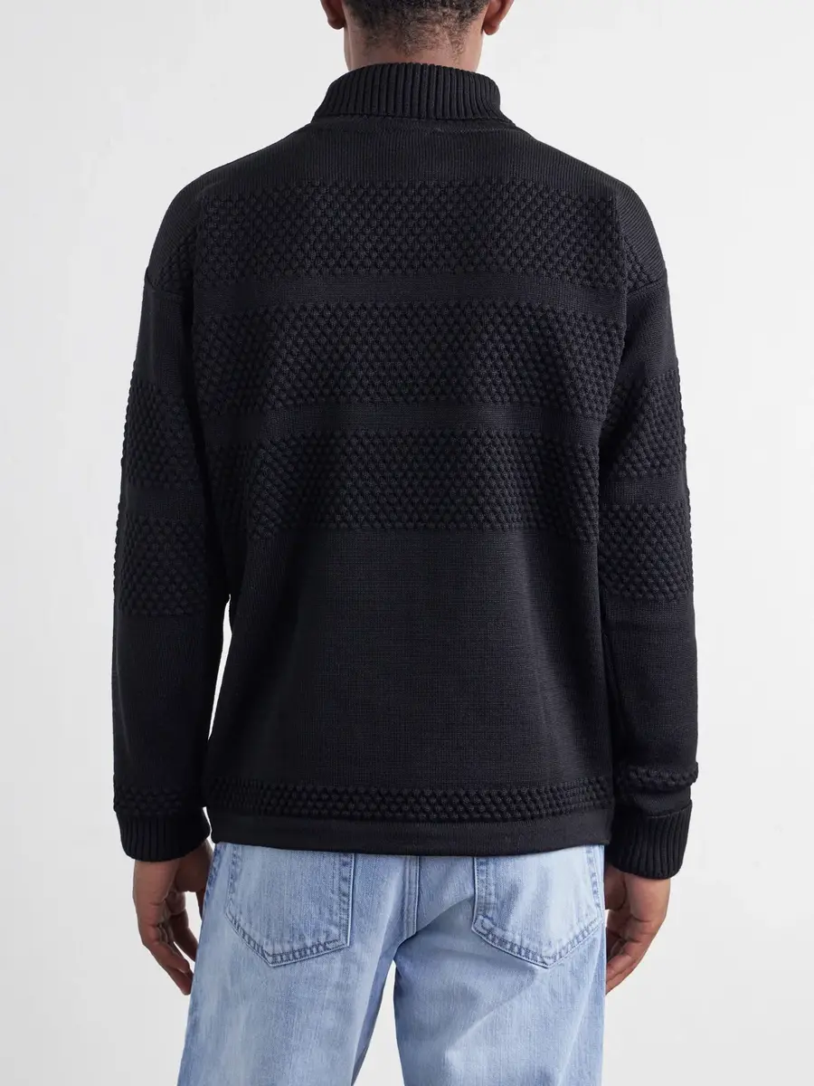 S.N.S. Herning Textured Virgin Wool Rollneck Sweater - Men | Thumbnail 4 S.N.S. Herning Textured Virgin Wool Rollneck Sweater - Men | Thumbnail 4
