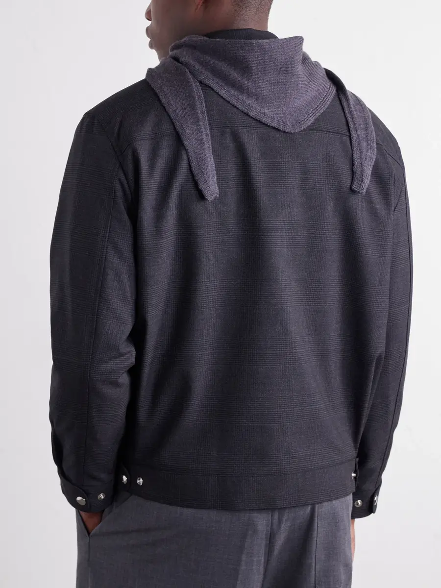 De Bonne Facture Arrow Wool Scarf - Men | Thumbnail 3