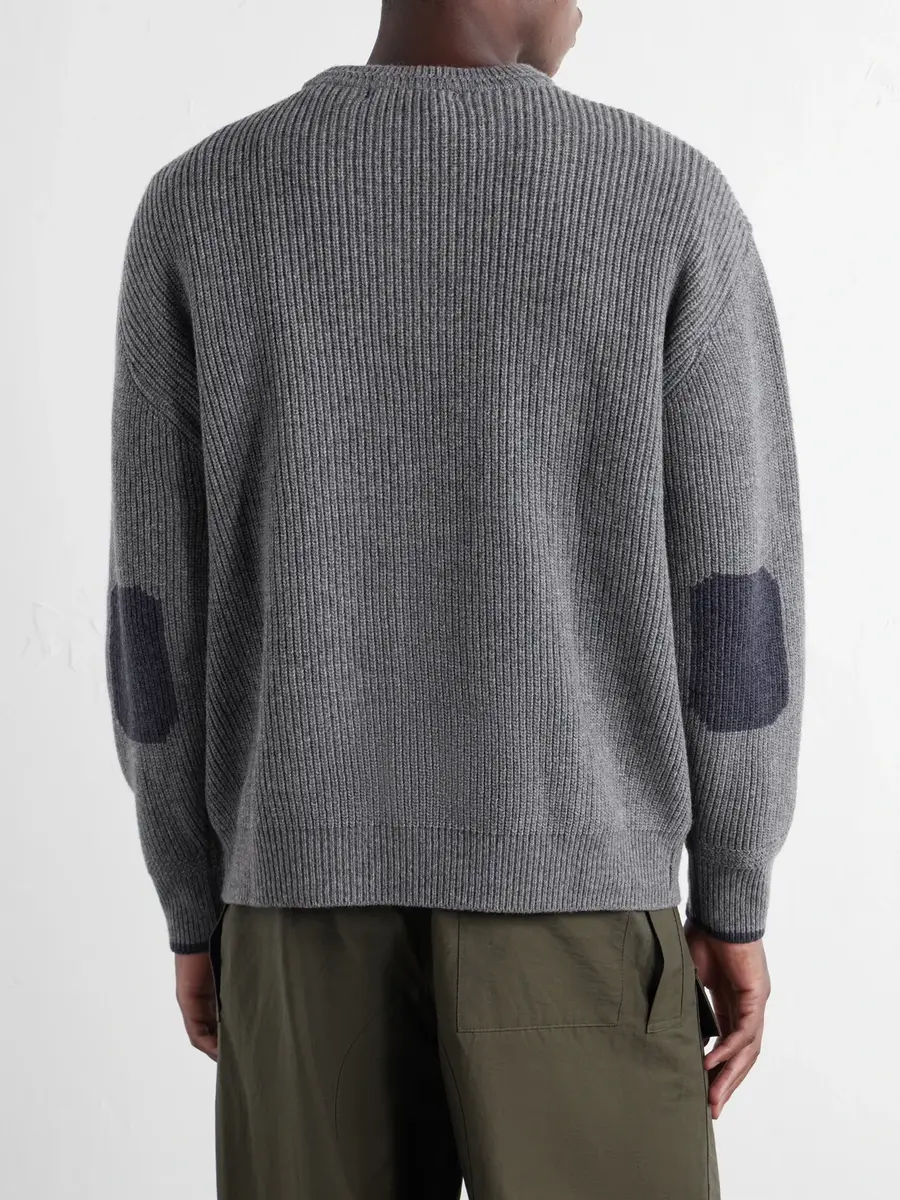 FrizmWORKS Ribbed Wool-Blend Sweater - Men | Thumbnail 4 FrizmWORKS Ribbed Wool-Blend Sweater - Men | Thumbnail 4