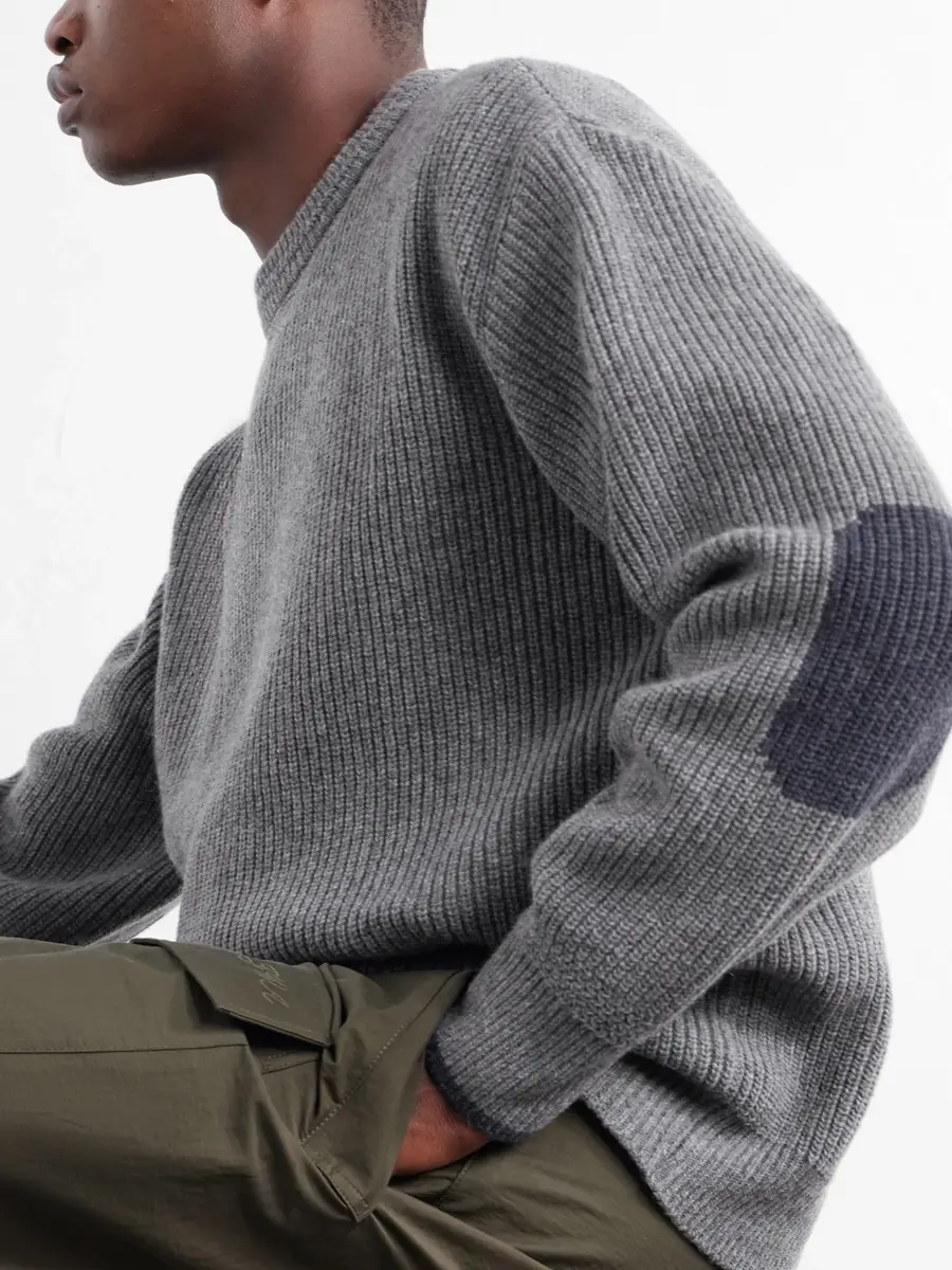 FrizmWORKS Ribbed Wool-Blend Sweater - Men | Thumbnail 5 FrizmWORKS Ribbed Wool-Blend Sweater - Men | Thumbnail 5