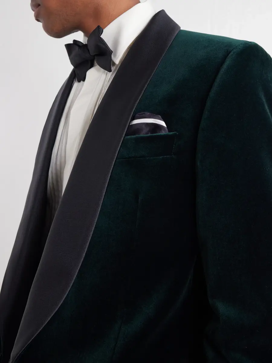 Favourbrook Satin-Trimmed Cotton-Velvet Tuxedo Jacket - Men | Thumbnail 5 Favourbrook Satin-Trimmed Cotton-Velvet Tuxedo Jacket - Men | Thumbnail 5