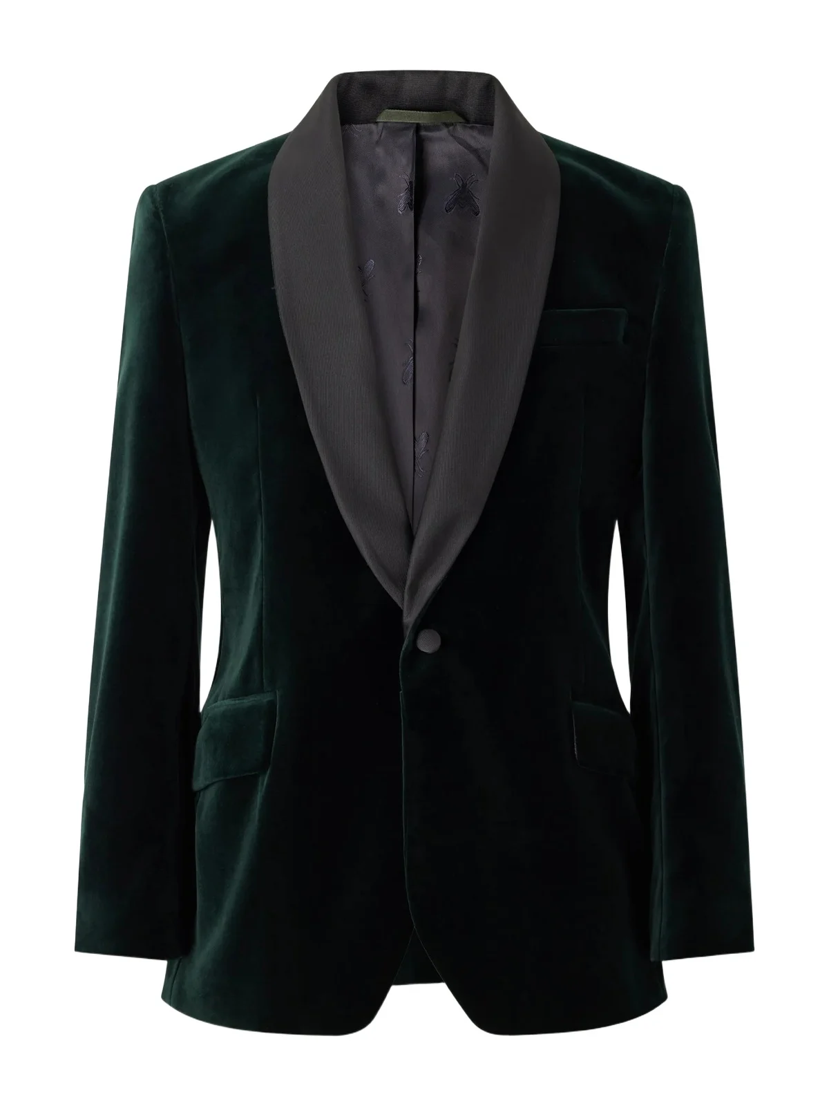 Favourbrook Satin-Trimmed Cotton-Velvet Tuxedo Jacket - Men