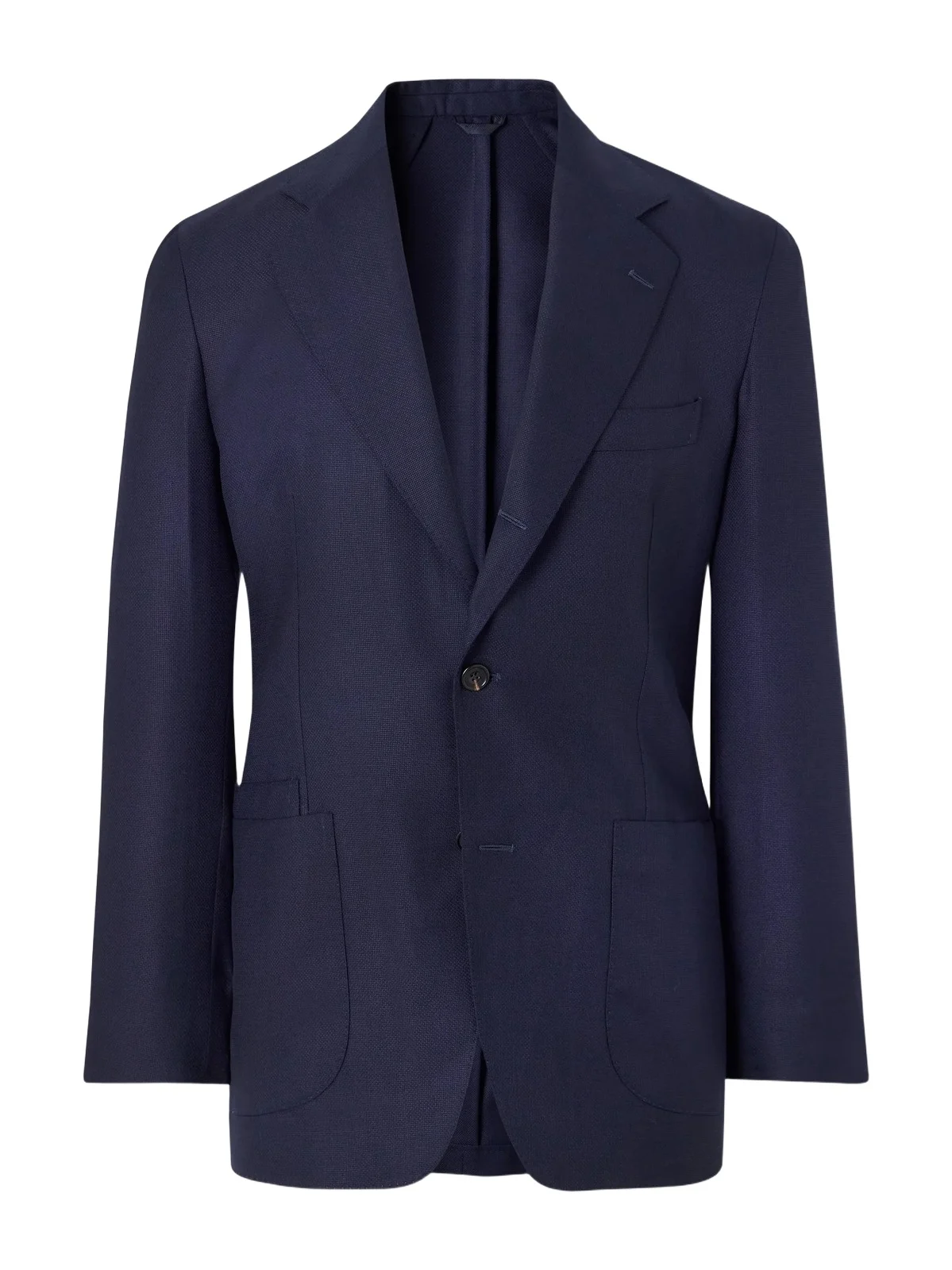 Virgin Wool Canvas Blazer - Men Virgin Wool Canvas Blazer - Men