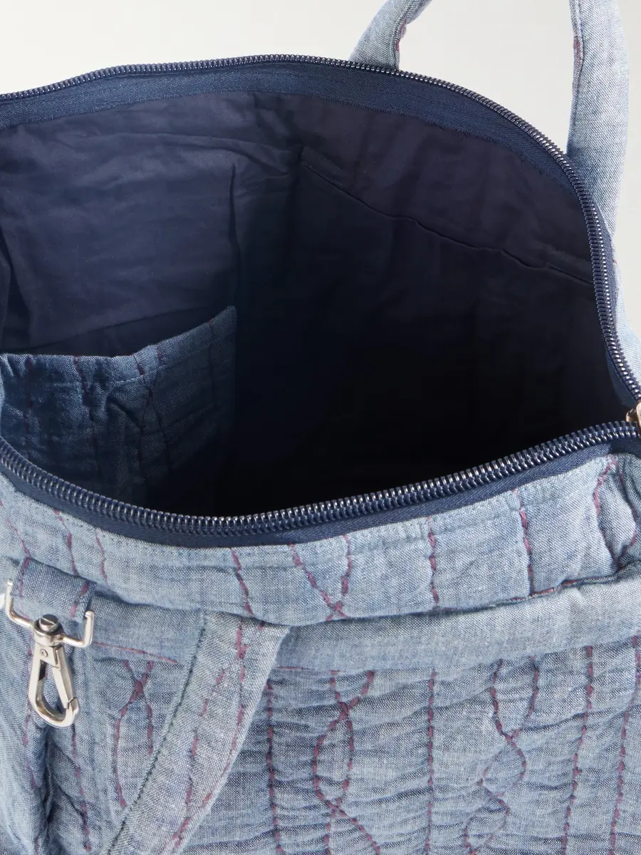 Kardo Embroidered Cotton-Chambray Tote Bag - Men | Thumbnail 6 Kardo Embroidered Cotton-Chambray Tote Bag - Men | Thumbnail 6