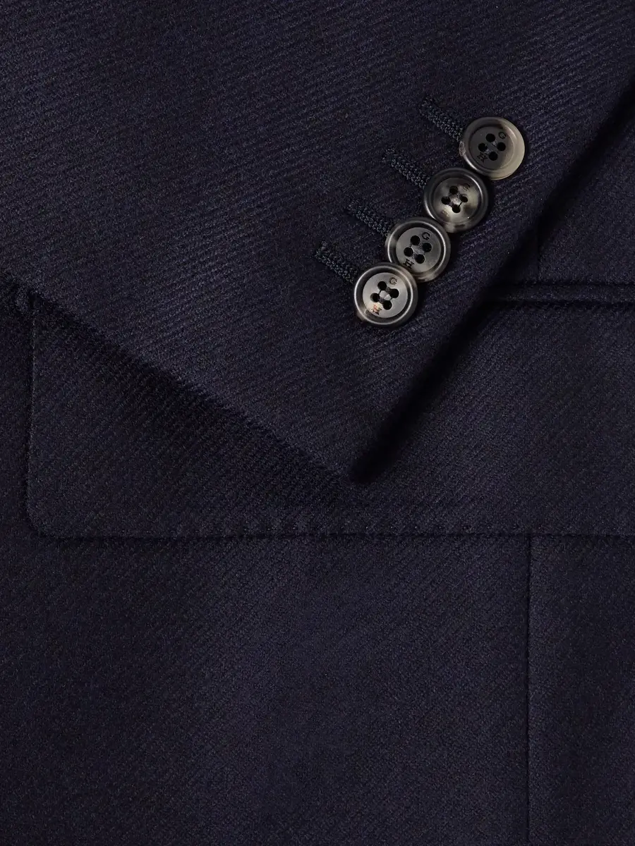 Gabriela Hearst Angelo Double-Breasted Wool and Cashmere-Blend Flannel Suit Jacket - Men | Thumbnail 6 Gabriela Hearst Angelo Double-Breasted Wool and Cashmere-Blend Flannel Suit Jacket - Men | Thumbnail 6