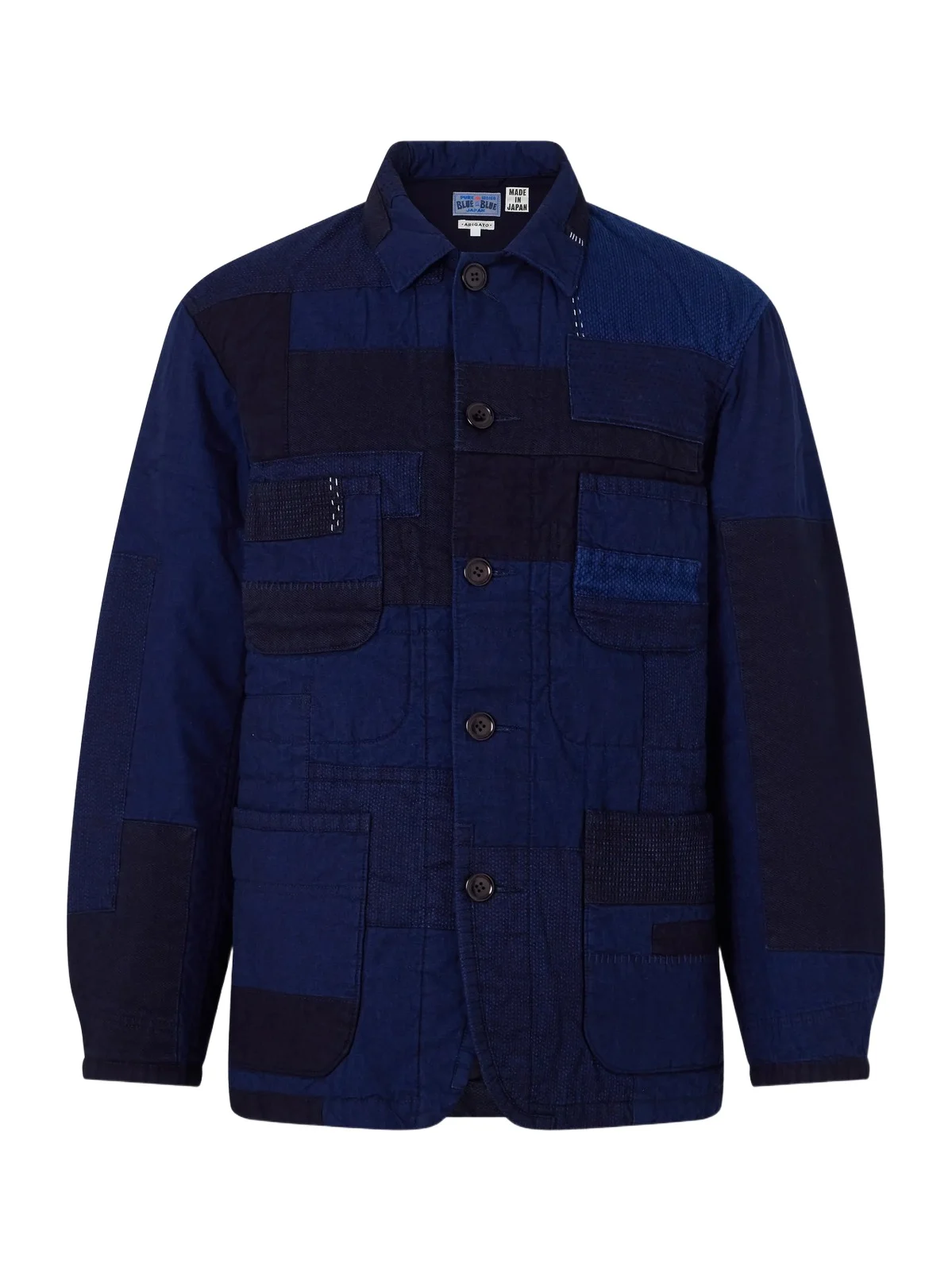 Blue Blue Japan Nenrin Patchwork Cotton Jacket - Men