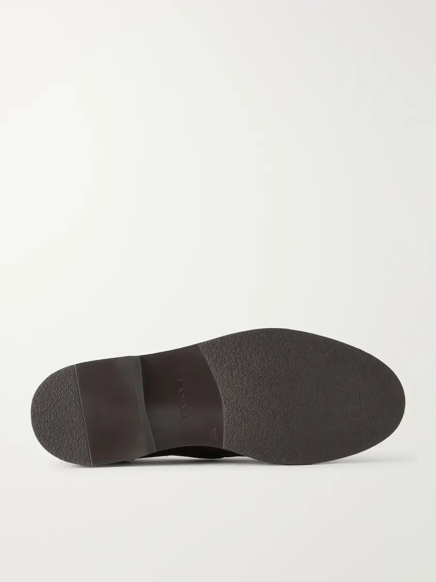 Canali Tasseled Nubuck Loafers - Men | Thumbnail 3 Canali Tasseled Nubuck Loafers - Men | Thumbnail 3
