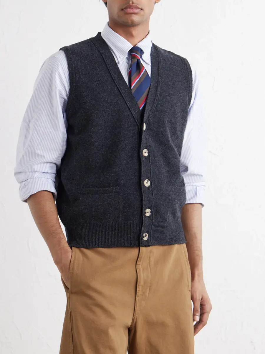 Drake's Wool Vest - Men | Thumbnail 3