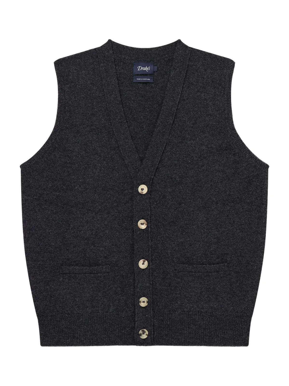 Drake's Wool Vest - Men