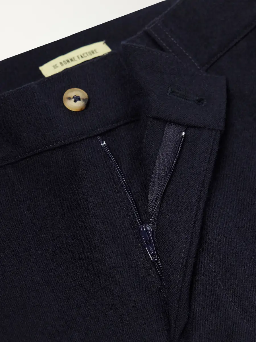 De Bonne Facture Balloon Wide-Leg Wool and Cotton-Blend Trousers - Men | Thumbnail 6