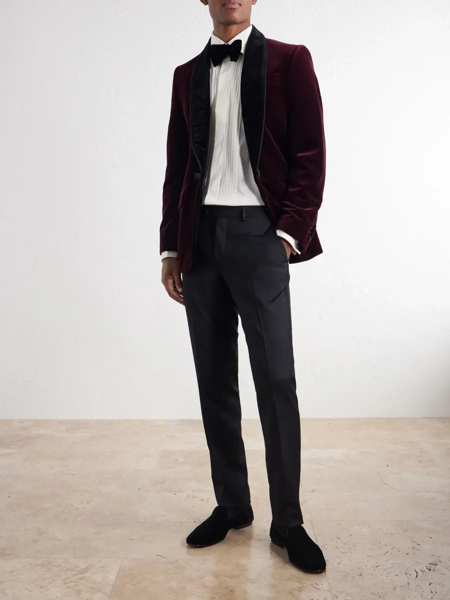 Favourbrook Classic-Collar Pintucked Cotton-Poplin Tuxedo Shirt - Men | Thumbnail 2