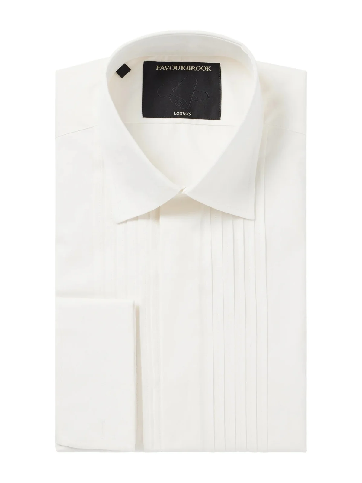 Favourbrook Classic-Collar Pintucked Cotton-Poplin Tuxedo Shirt - Men